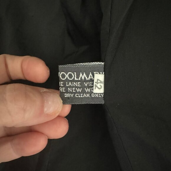 Vintage Maxi Librati Paris Blazer Black with Red Women's 42 US size 10 Wool - Picture 4 of 6